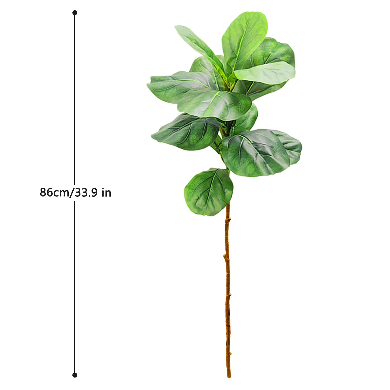 Artificial Fiddle Leaf Fig Tree Indoor Outdoor 77-135cm