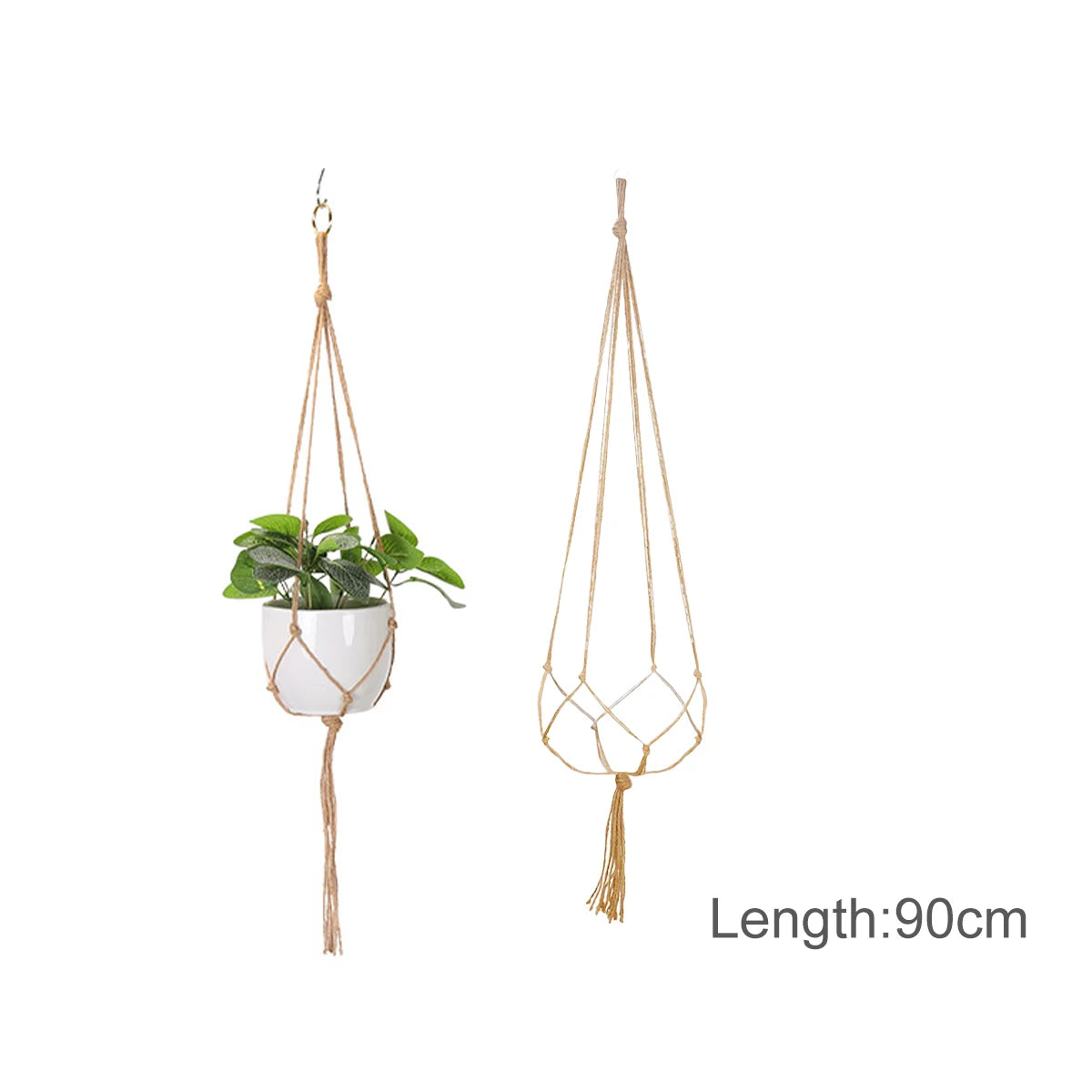 Handmade Macrame Plant Hanger Wall Hanging Basket Planter
