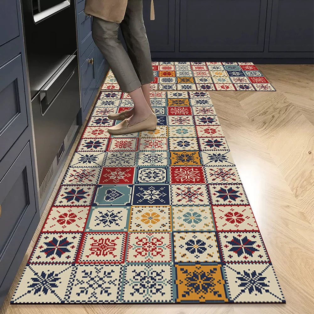 Anti-Slip Kitchen Floor Mat | Absorbent Quick-Dry Bath Rug