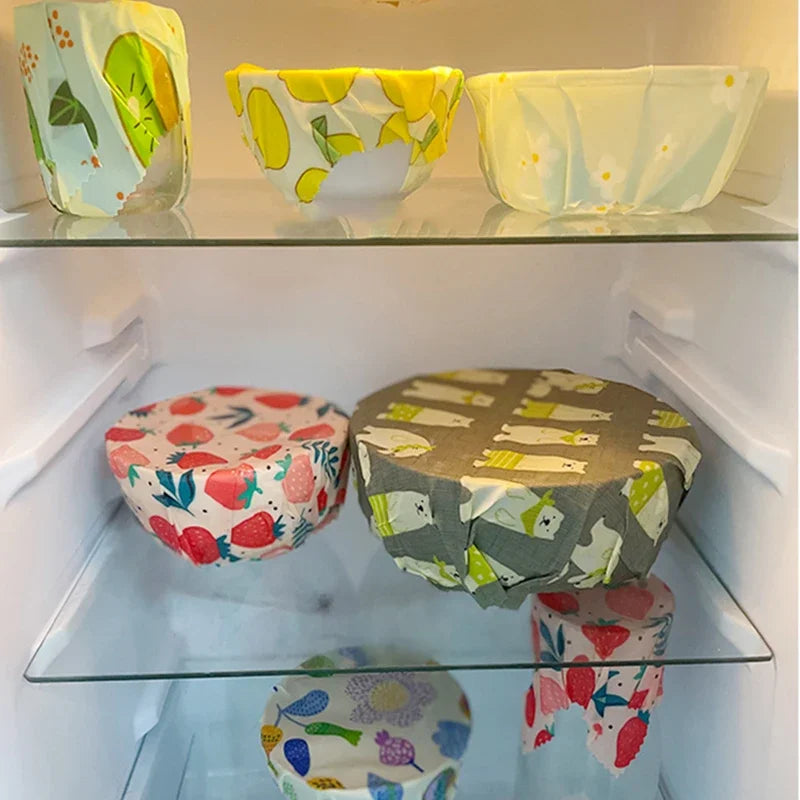 Reusable Beeswax Food Wraps – Organic Set of 3 Sizes
