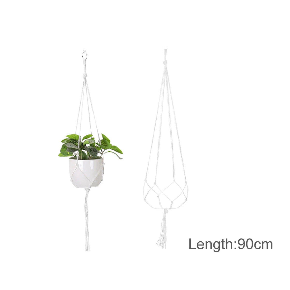Handmade Macrame Plant Hanger Wall Hanging Basket Planter