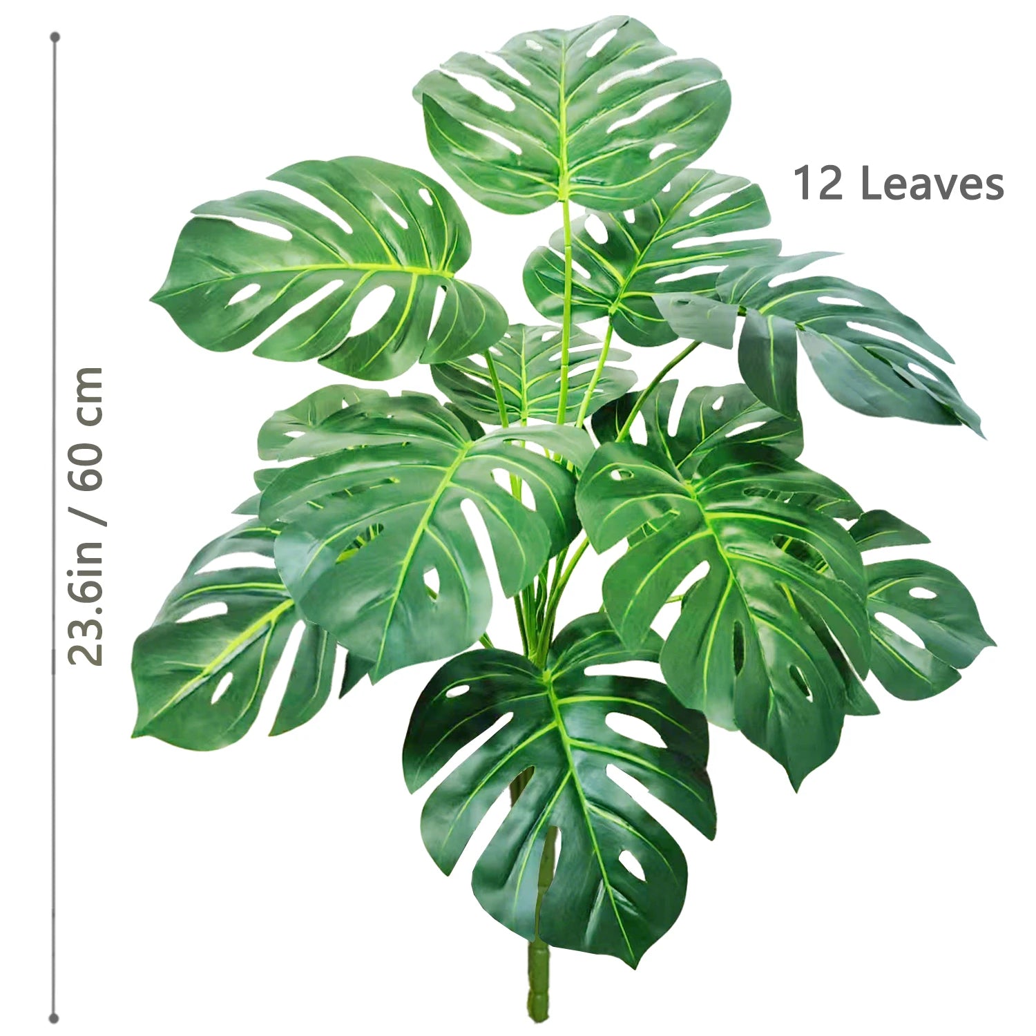 Artificial Monstera Plant Fake Palm Tree Indoor Floor Decor