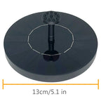 Solar Water Fountain Floating Pump for Bird Bath Pond Garden Outdoor