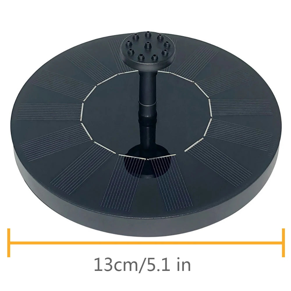 Solar Water Fountain Floating Pump for Bird Bath Pond Garden Outdoor
