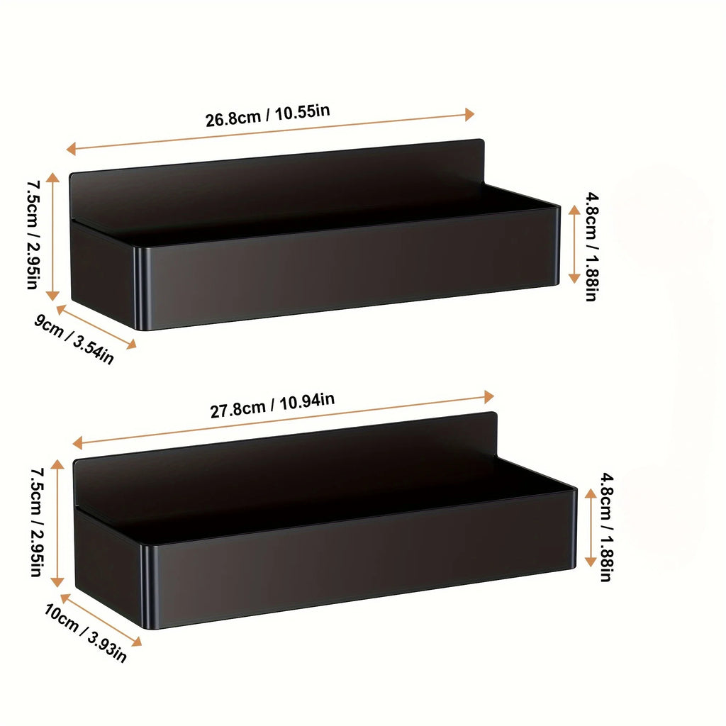 Magnetic Fridge Shelf Wall-Mounted Storage Rack (2 or 4 Piece Set)
