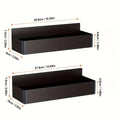 Magnetic Fridge Shelf Wall-Mounted Storage Rack (2 or 4 Piece Set)