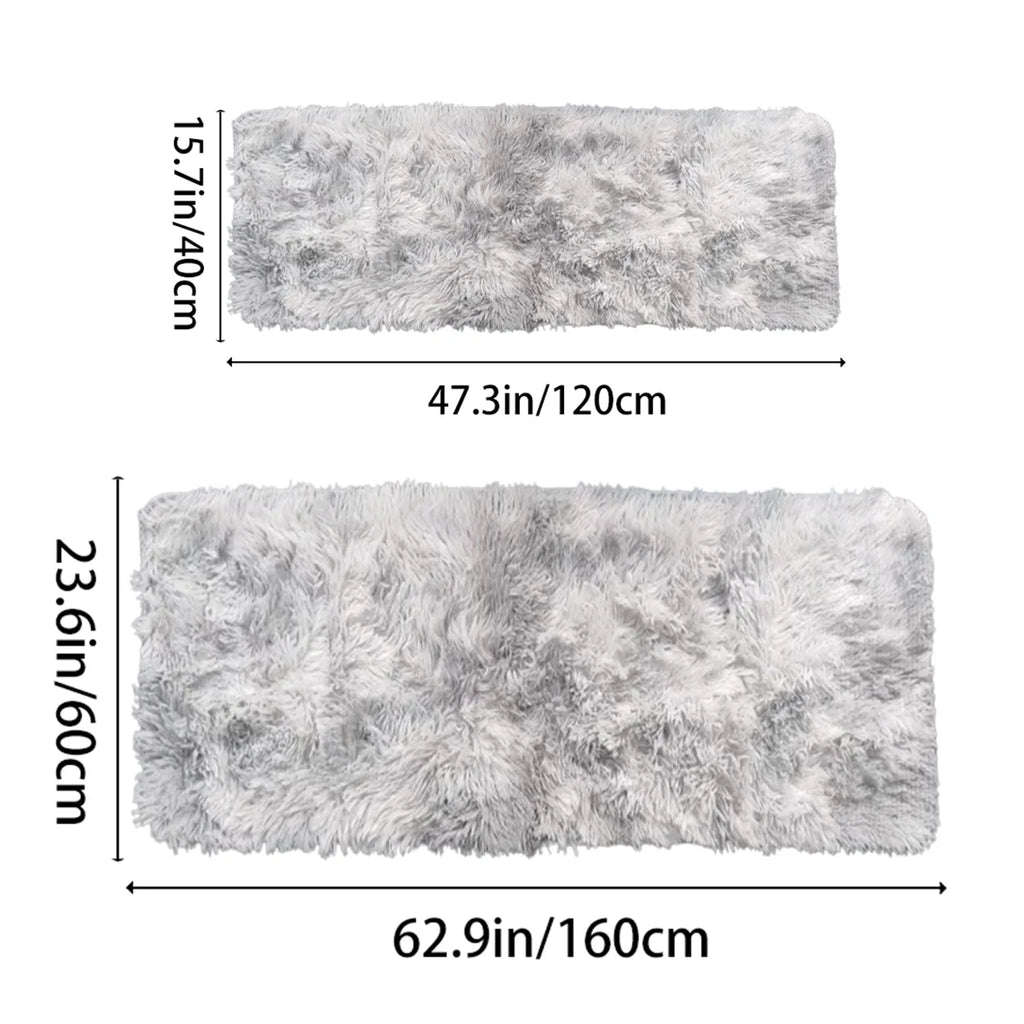Soft Shaggy Area Rug Fluffy Non-Slip Bedroom & Living Room Carpet