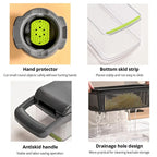 12-in-1 Vegetable Chopper Slicer and Grater with Collection Basket