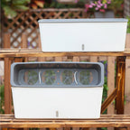 Self Watering Planter Pot with Water Level Indicator for Indoor Plants