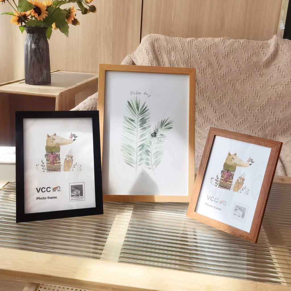 Wooden Photo Frames Set of 5 – 10x15, 15x20, 20x25 & A4 Sizes