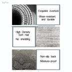 Crystal Velvet Non-Slip Kitchen Runner Rug – Absorbent & Soft
