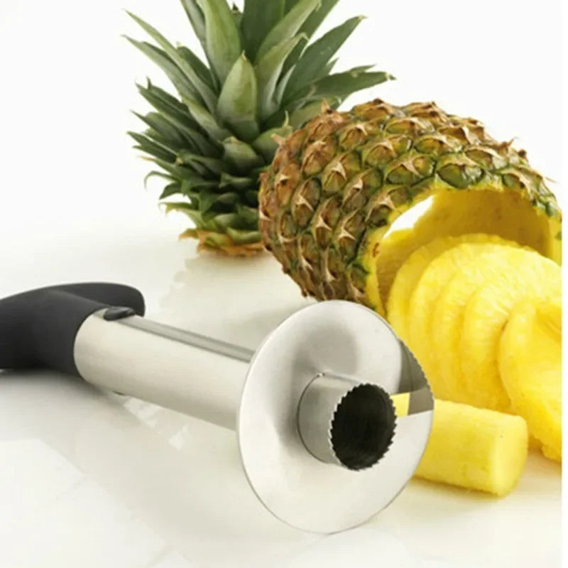 Heavy Duty Stainless Steel Pineapple Slicer, Corer & Peeler