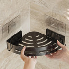 No-Drill Corner Shower Caddy Shelf | Adhesive Bathroom Storage Rack