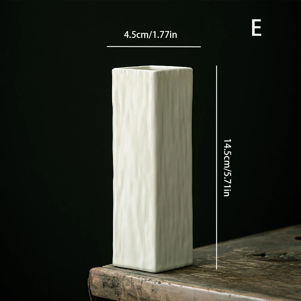 Celeste Ceramic Vase – Minimalist Nordic Living Room & Dining Table Decor