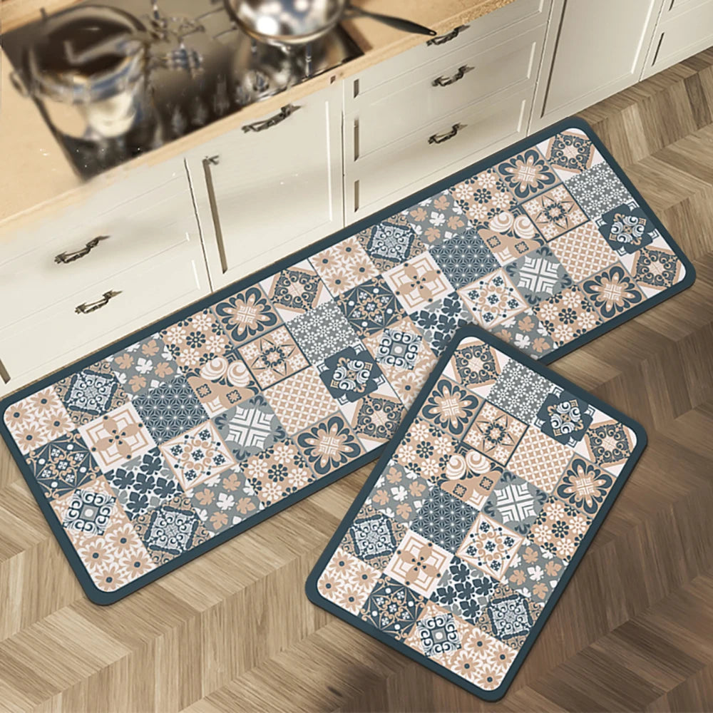 Anti-Slip Kitchen Floor Mat | Absorbent Quick-Dry Bath Rug