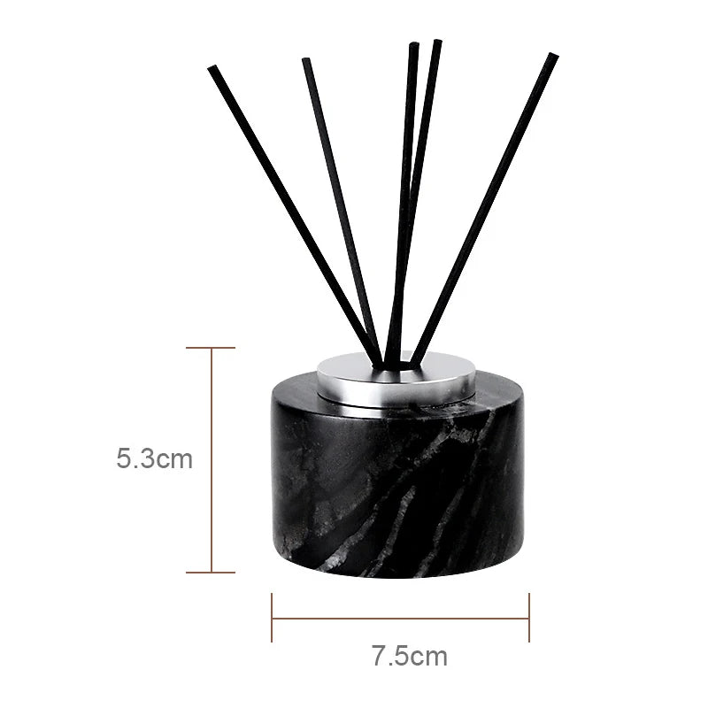 Black Marble Bathroom Accessories Set – Toothbrush Holder, Soap Dispenser & Dish Tray