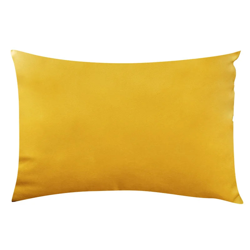 Velvet Plaid Cushion Cover for Sofa and Living Room 12x20