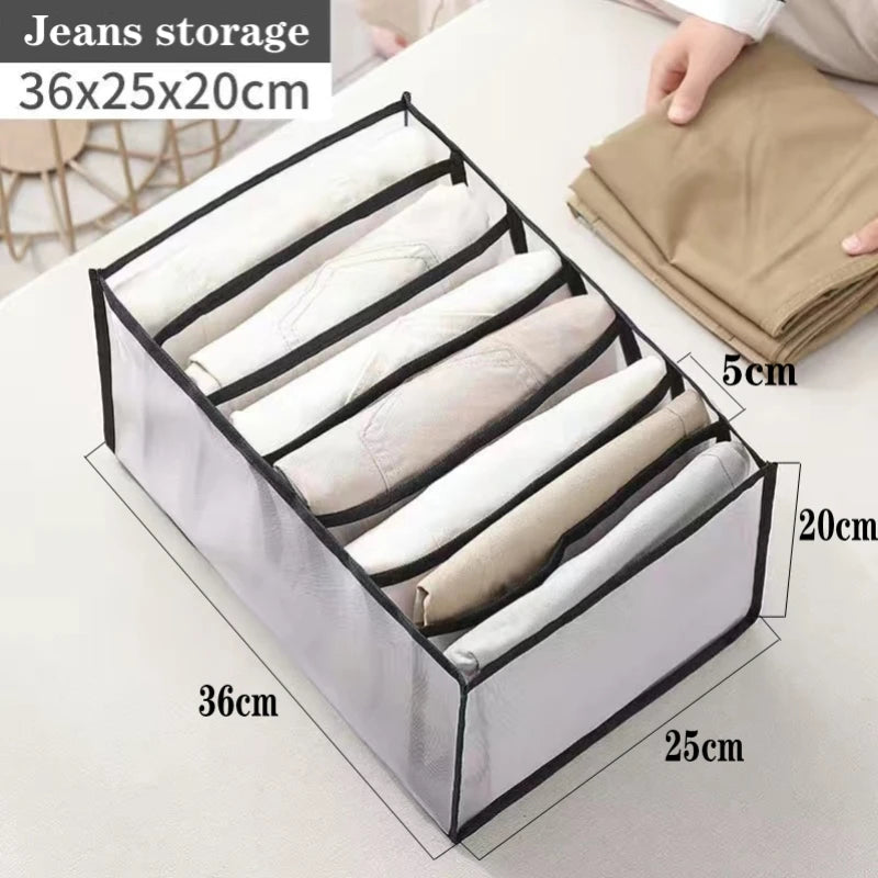 Foldable Drawer Organizer Boxes for Underwear, Bras & Socks