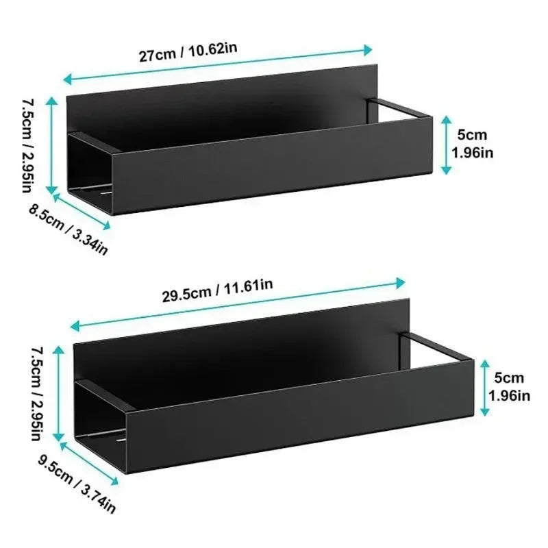 Magnetic Fridge Storage Rack Organizer | Kitchen Side Hanging Rack