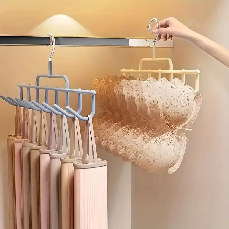 Wall Mounted Hat Rack with Hooks | 8-Cap Baseball Cap Organizer