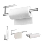 Adhesive Toilet Paper Holder Stainless Steel No Drill Waterproof