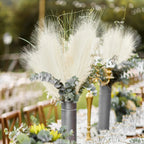 Artificial Pampas Grass Fluffy Bouquet Boho Decor (10-100 Stems)