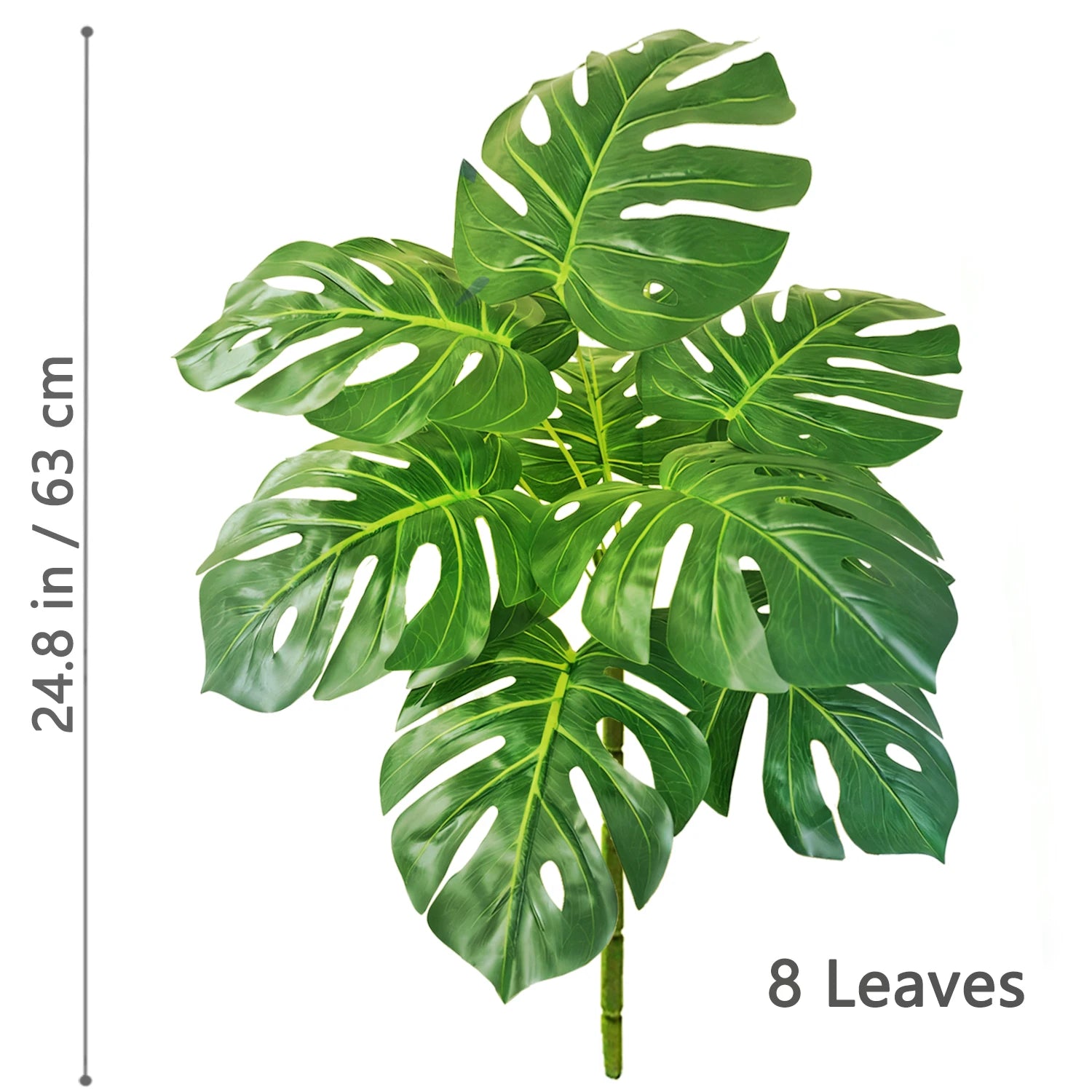 Artificial Monstera Plant Fake Palm Tree Indoor Floor Decor