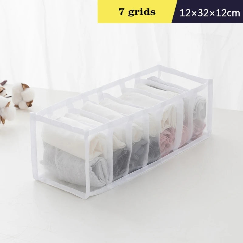 Foldable Drawer Organizer Boxes for Underwear, Bras & Socks