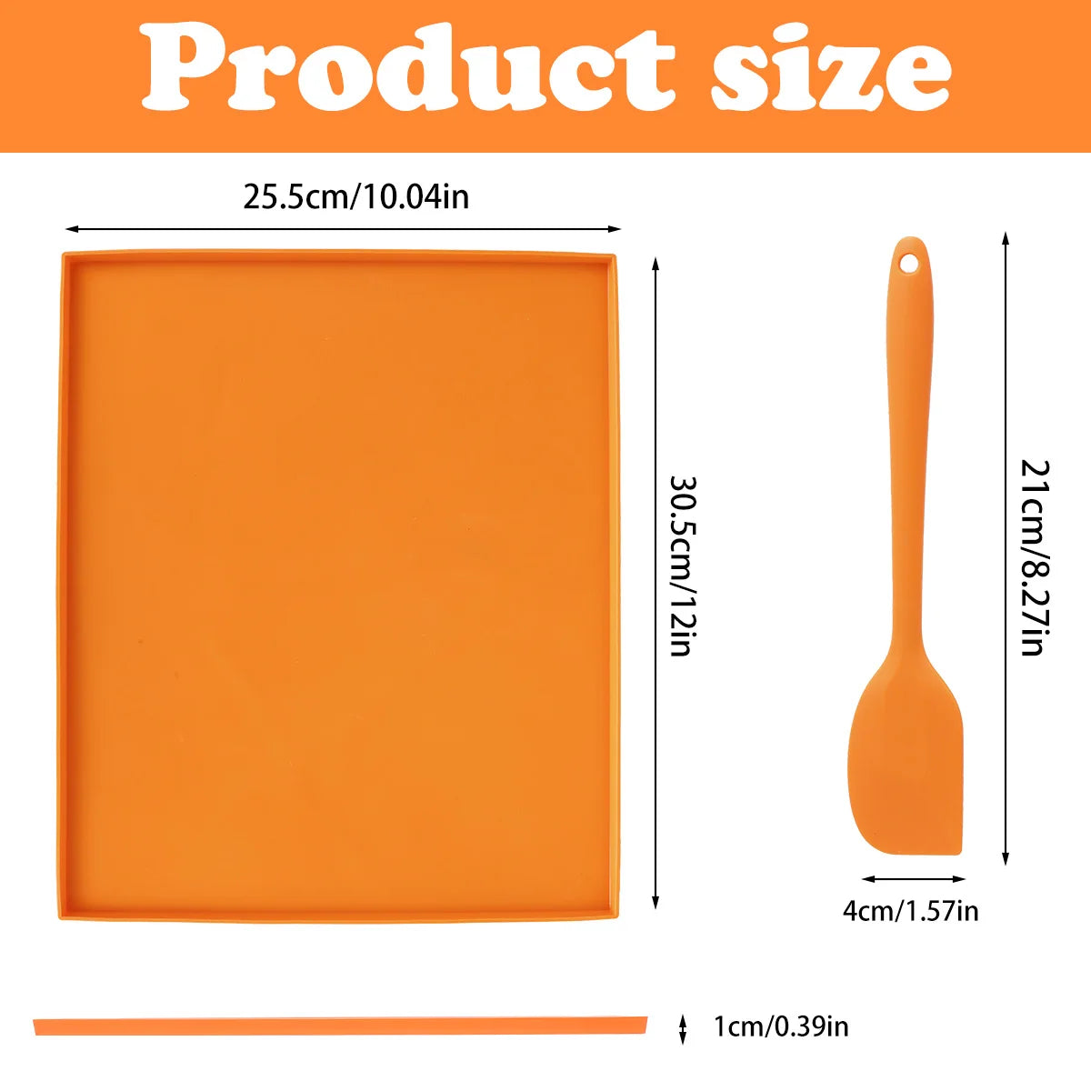 Silicone Dehydrator Sheets with Raised Edges, 6-Piece Set