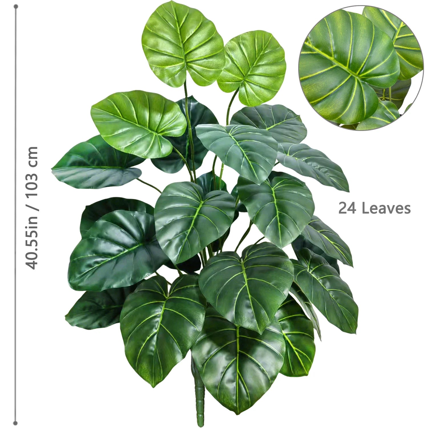 Artificial Monstera Plant Fake Palm Tree Indoor Floor Decor