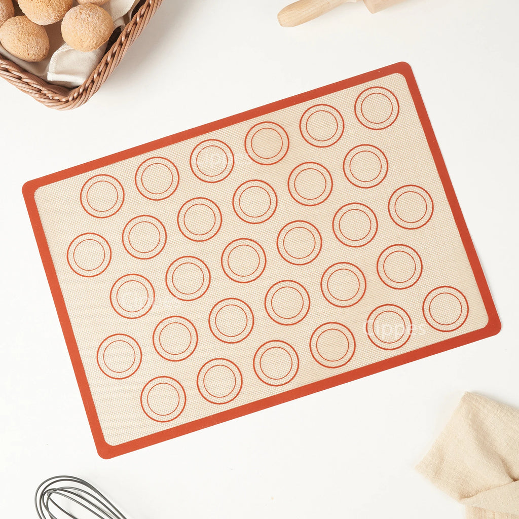 Silicone Baking Mat with Brush & Spatula Set – Non-Stick Reusable Sheets (1, 2 or 4 Pack)