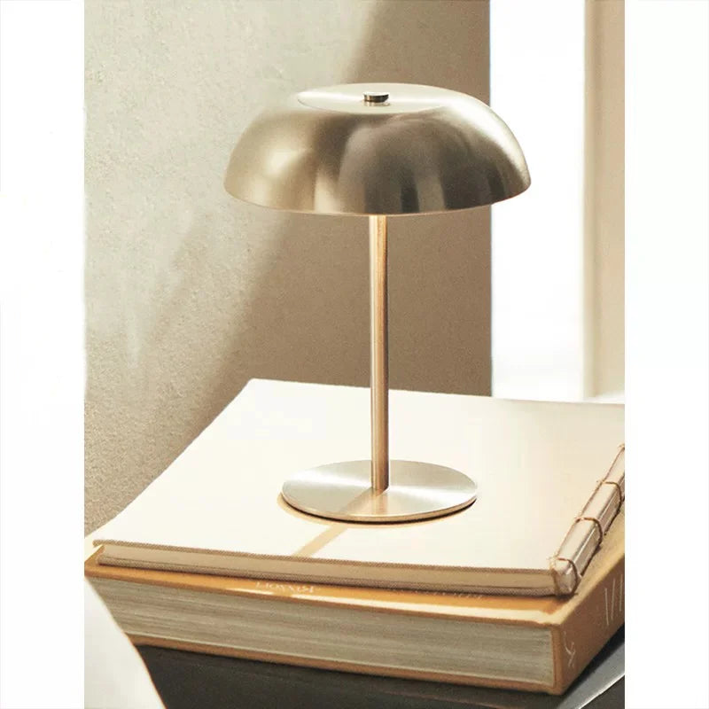 Mushroom Table Lamp Touch Control Dimmable Cordless LED Bedside Light