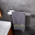 Self-Adhesive Towel Rack No Drill Stainless Steel 40cm Brushed