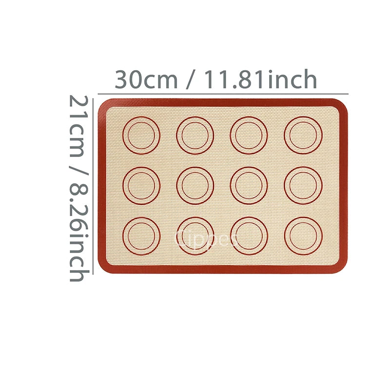 Silicone Baking Mat with Brush & Spatula Set – Non-Stick Reusable Sheets (1, 2 or 4 Pack)