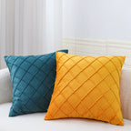 Velvet Geometric Cushion Cover for Sofa & Living Room 45x45cm