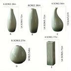 Celeste Ceramic Vase – Minimalist Nordic Living Room & Dining Table Decor