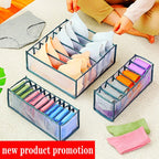 Foldable Drawer Organizer Boxes for Underwear, Bras & Socks