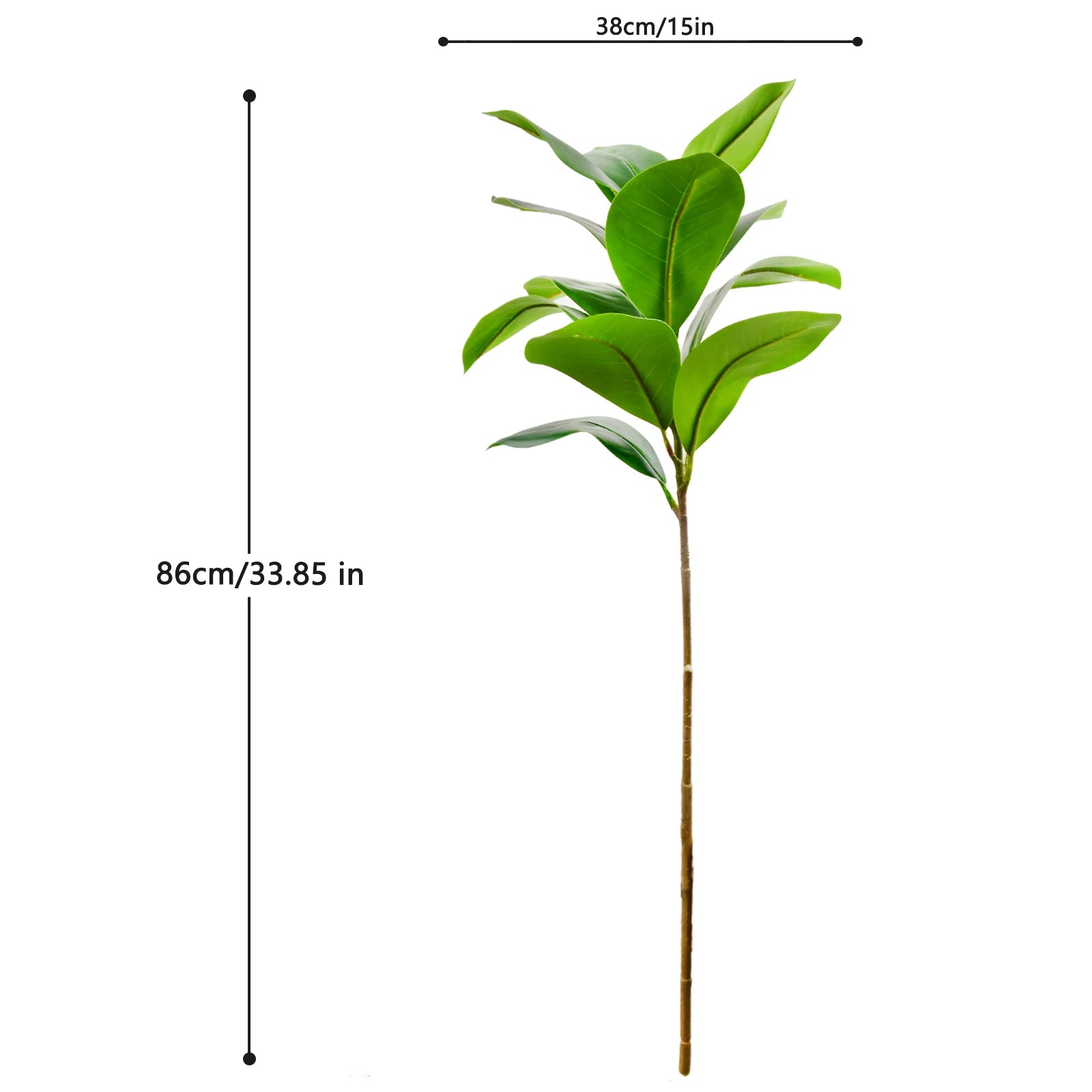 Artificial Fiddle Leaf Fig Tree Indoor Outdoor 77-135cm