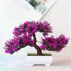 Artificial Bonsai Small Tree in Pot | Faux Desktop Plant Decor