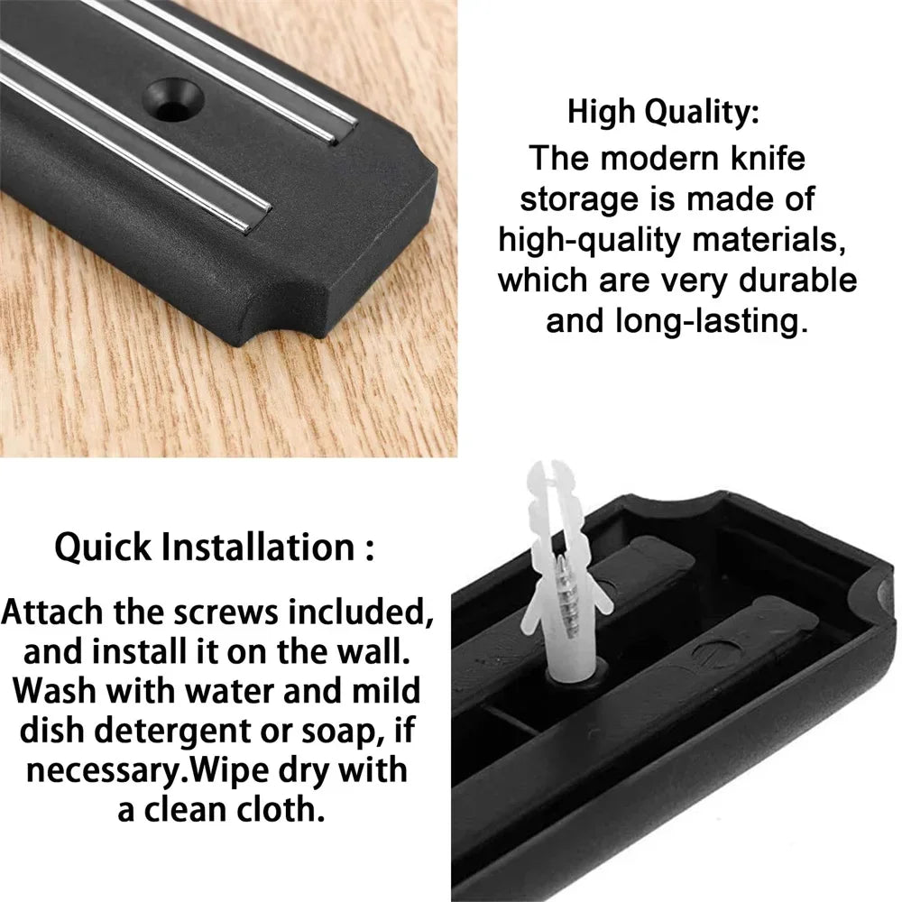 Magnetic Knife Strip Wall Mounted Steel Knife Bar Holder