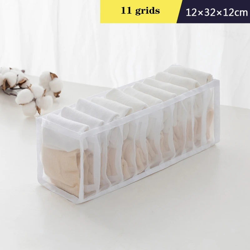 Foldable Drawer Organizer Boxes for Underwear, Bras & Socks
