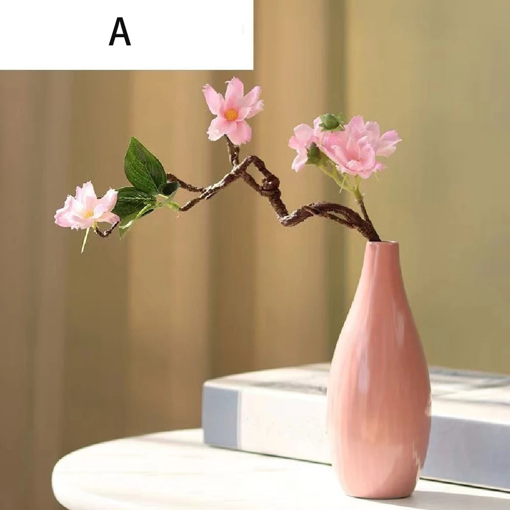 Celeste Ceramic Vase – Minimalist Nordic Living Room & Dining Table Decor