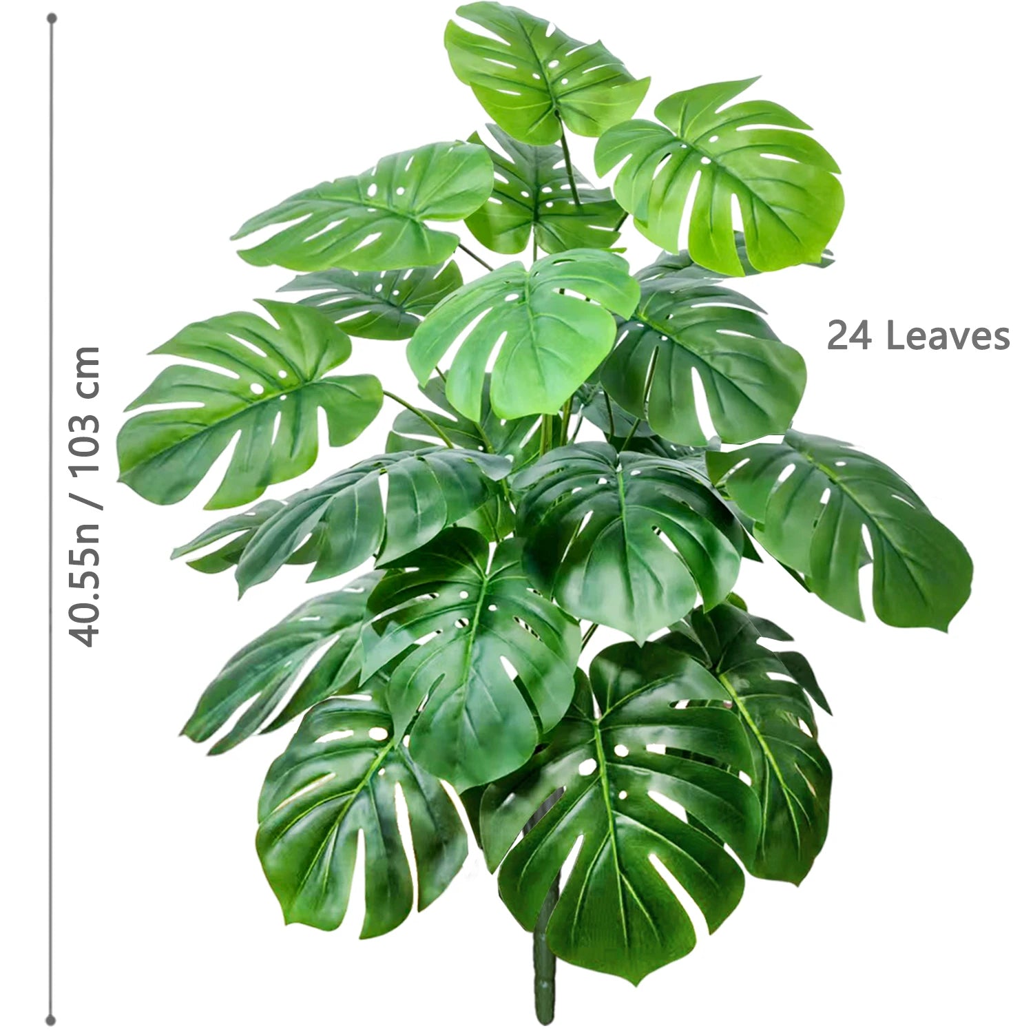 Artificial Monstera Plant Fake Palm Tree Indoor Floor Decor