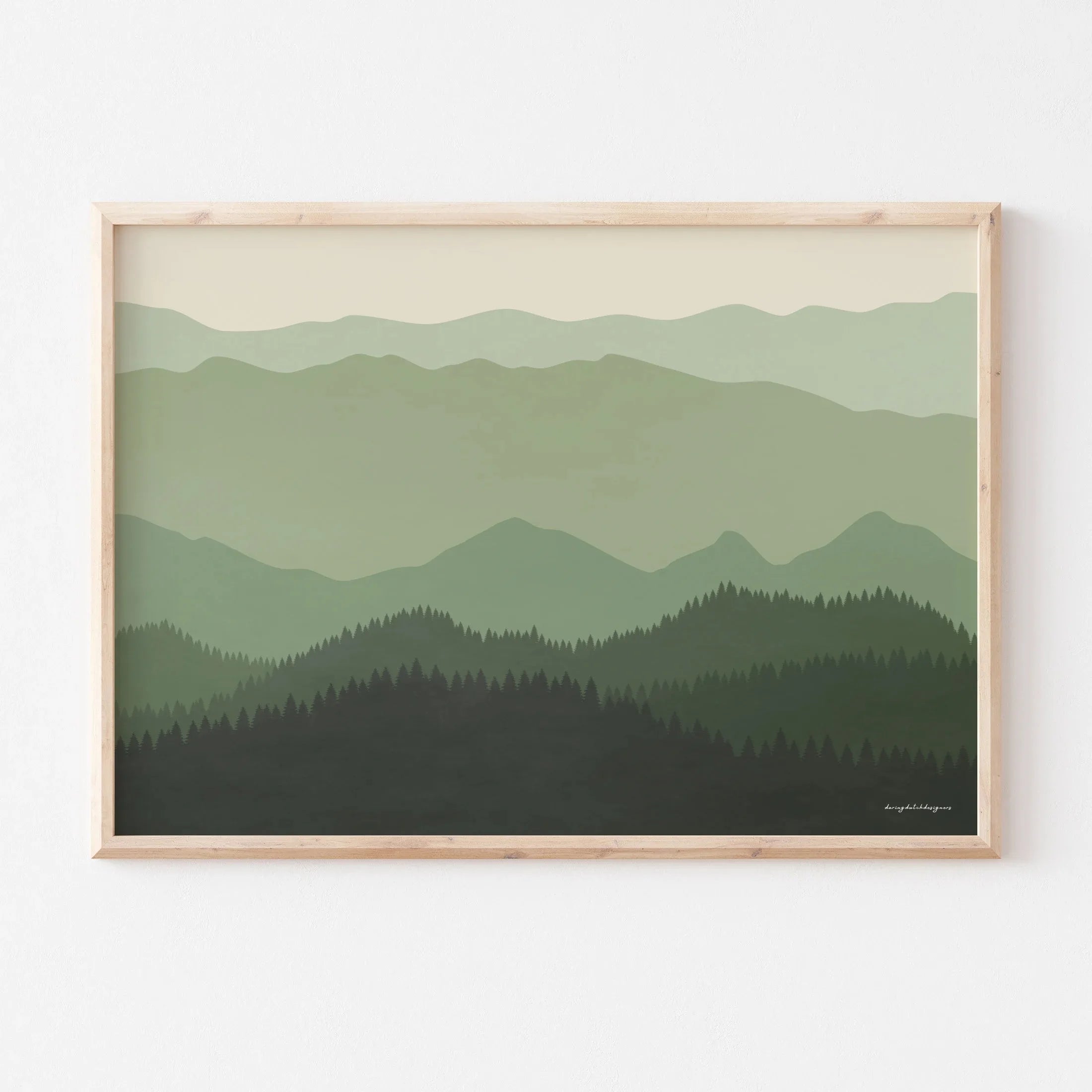Japanese Alps Sunrise Canvas Wall Art Set of 3 – Abstract Landscape Prints