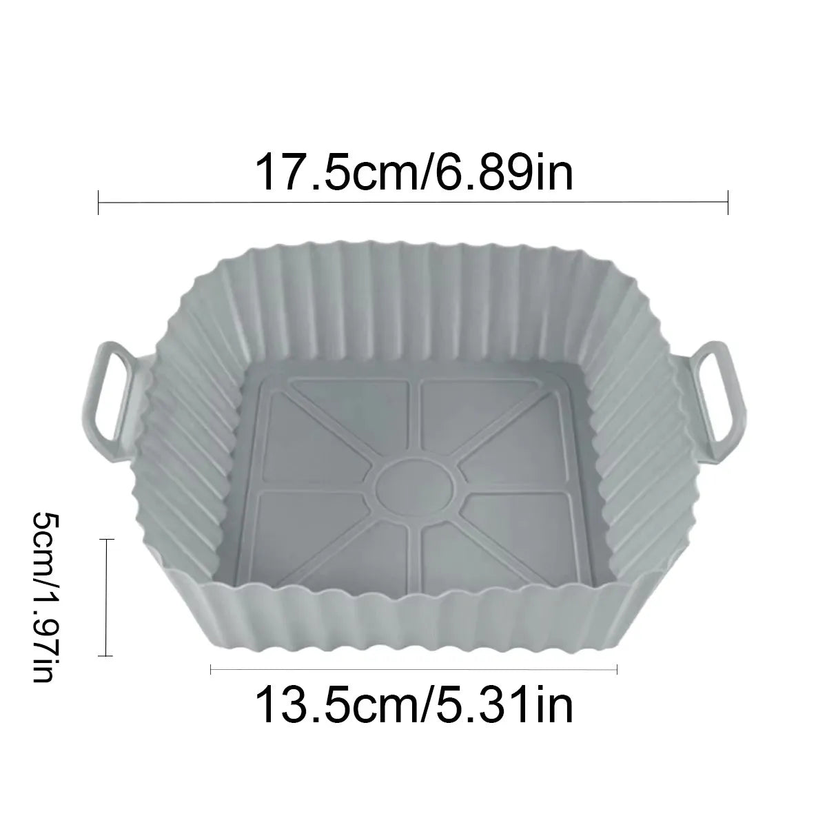 Reusable Silicone Air Fryer Liner – Non-Stick Basket & Baking Tray