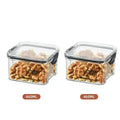 Stackable Fridge Organizer Bins – Airtight Storage Jars (Set of 2 or 4)