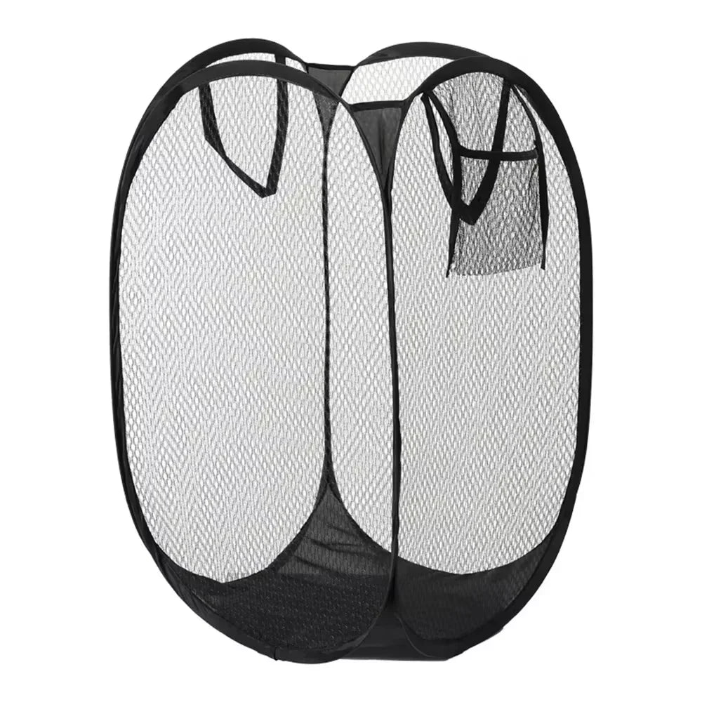 Foldable Ventilated Laundry Basket Large Capacity Portable