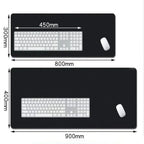 XXL Dragon Anime Gaming Desk Mat | Black & White Non-Slip Mouse Pad