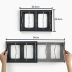 Expandable Pot, Pan & Lid Organizer Rack for Kitchen Cabinets