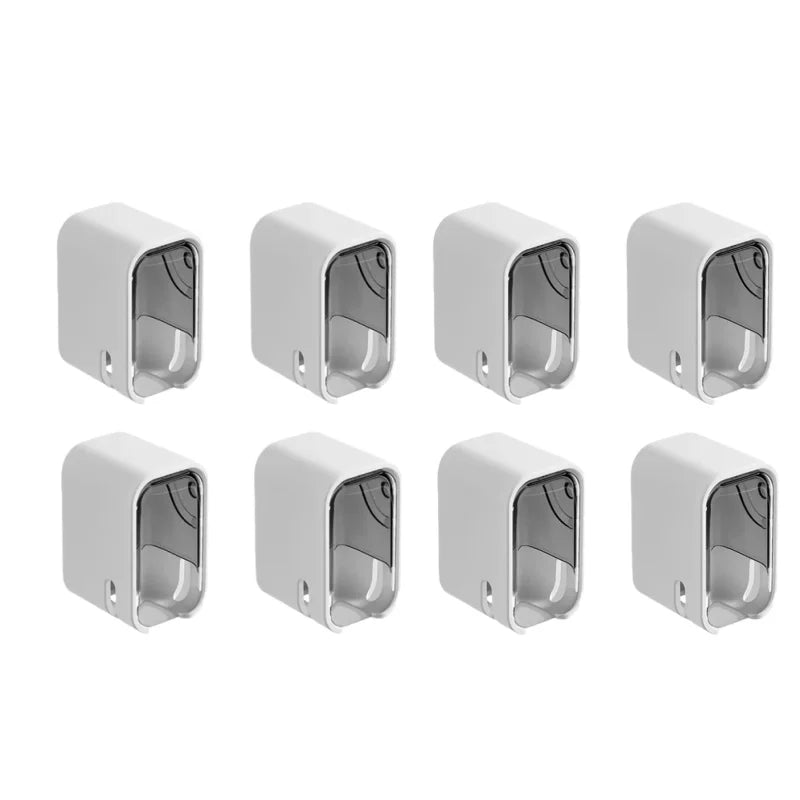Wall Mounted Toothbrush Holder No Drill Dustproof Set (2, 3 or 4 Pack)